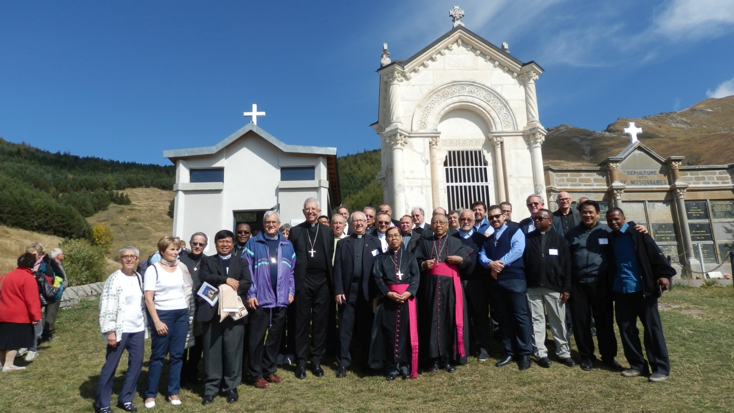 Davanti alla cappella del Fondatore