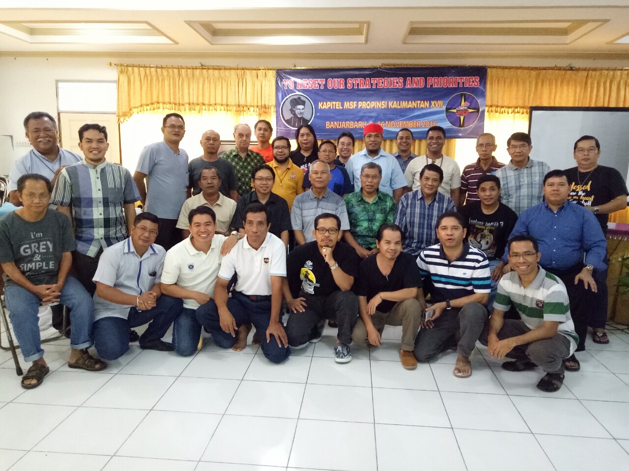 I membri del Capitolo Provinciale in Kalimantan